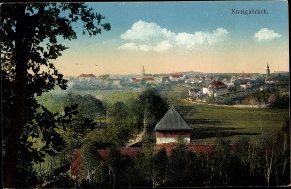 Postcard Königsbrück in Upper Lusatia, panorama