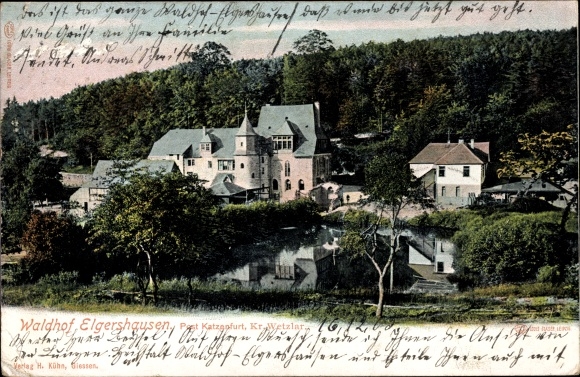 Ak Greifenstein in het Westerwald, sanatorium Waldhof Elgershausen