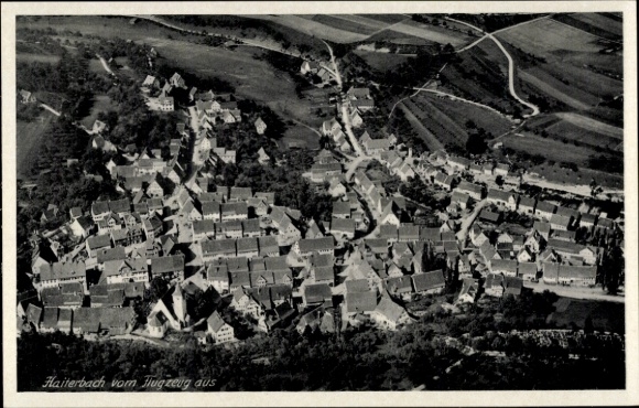 Ak Haiterbach im Schwarzwald, Fliegeraufnahme