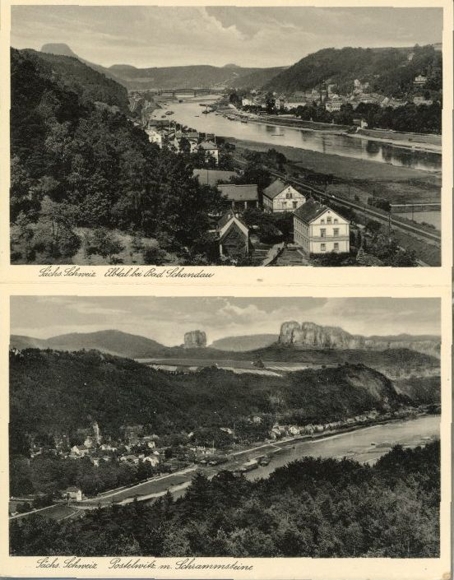 10 old PCs Saxon Switzerland, various views