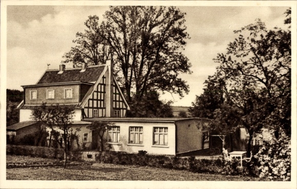 Postcard Marienhagen Wiehl in the Oberbergischer Kreis, Gasthof zum Löwen