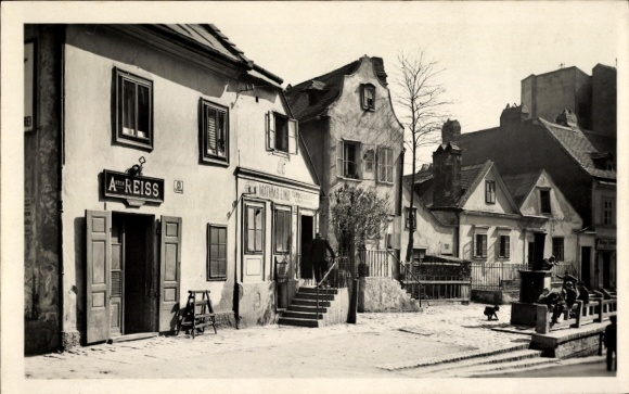 Ak Wien 6 Mariahilf, Ratzenstadl in der Kanitzgasse