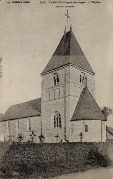 Ak Yainville Seine Maritime, Kirche