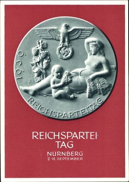 Ganzsachen Ak Nürnberg, Reichsparteitag 1939, Reichsparteitag des Friedens