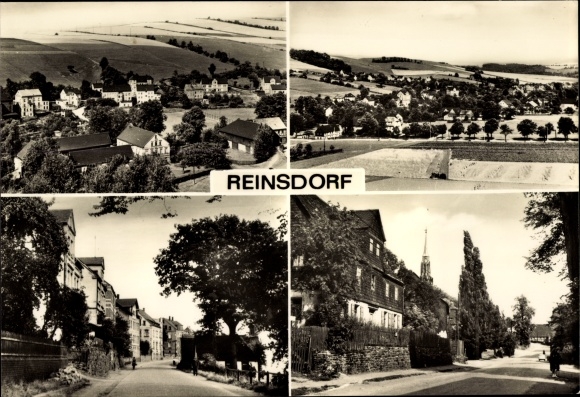 PC Reinsdorf in Saxony, town views, street views