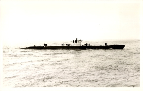 Foto Ak Deutsches U Boot, Unterseeboot, U 27, Kriegsmarine, Foto Drüppel