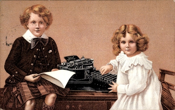 CPA Advertising, Compagnie de la Machine a Ecrire Yost