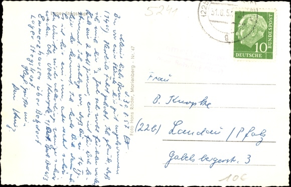 Postcard Emmerzhausen in the Westerwald, Stegskopf camp, barracks