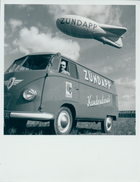 Photo of the VW bus from the Zündapp customer service