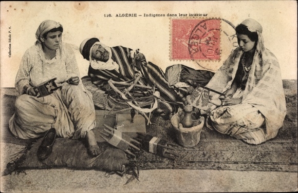 Ak Oran Algerien, Indigenes dans leur interieur