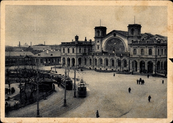 KP Sankt Petersburg Rosja, dworzec bałtycki, tramwaj