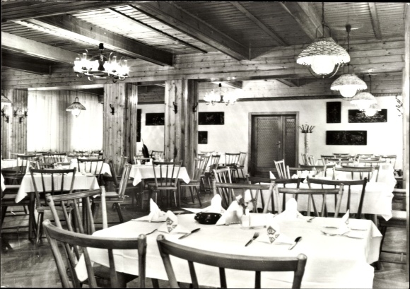 Postcard Trassenheide on Usedom, restaurant Waldhof