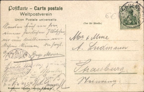 Postcard Badenweiler in the Black Forest, Hausbaden Castle