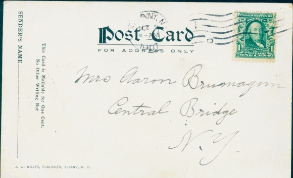 Leporello Postcard Albany New York USA, State Capitol, Union Station, King Fountain, City Hall