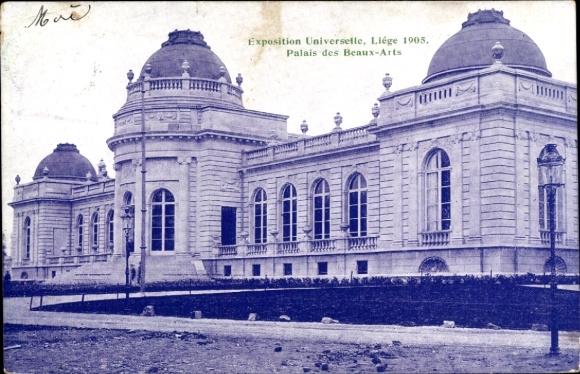 Postcard Liège Liège Wallonia, Palais des Beaux Arts