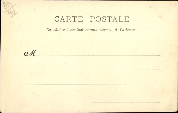 Postcard Sceaux Haut de Seine, The Church
