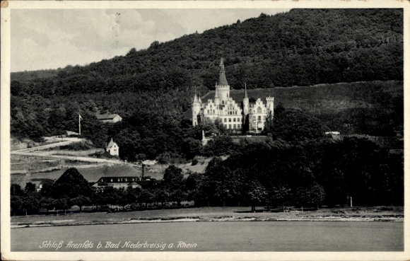 Postcard Bad Hönningen am Rhein, Arenfels Castle