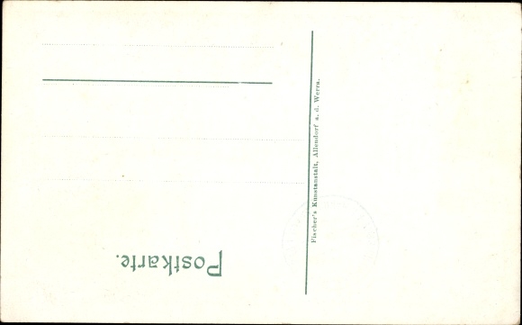 Postcard Dörnberg Habichtswald Hessen, observation tower Hohe Grass