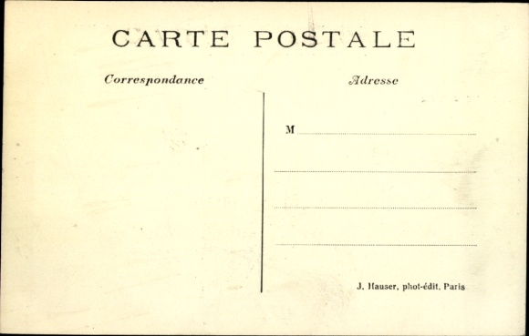 Postcard Monplan Koechlin under the direction of Rene C. Nabat