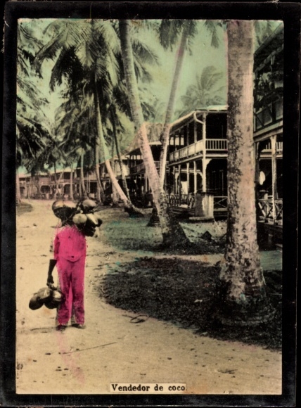 Photo Panama, Coconut vendor
