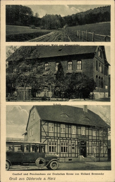 KP Düderode Kalefeld am Harz, szkoła, pensjonat-pensjonat przy Deutsche Krone