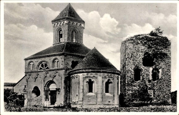 Postcard Kobern on the Moselle, Chapel