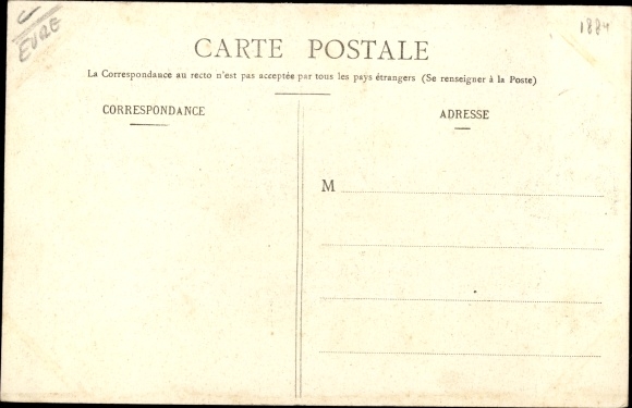 Postcard Ezy Eure, Church, Factory Marshal