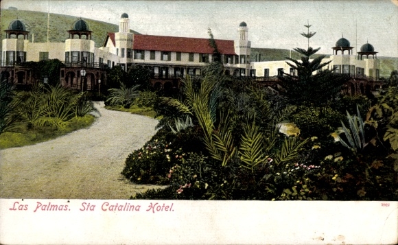 Postcard Las Palmas de Gran Canaria Canary Islands, Sta Catalina Hotel