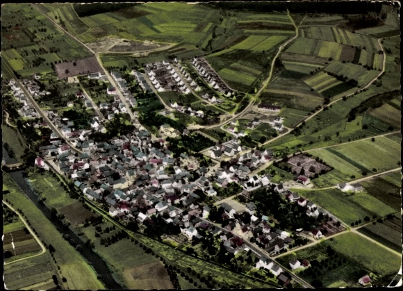 PC Katzenfurt Ehringshausen in Hesse, aerial photo