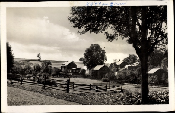 Postcard Kottengrün Werda in the Vogtland, convalescent home, panorama