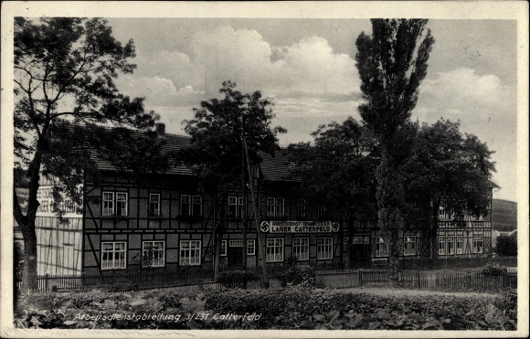 Ak Catterfeld Leinatal in Thüringen, Arbeitsdienst-Abt. 3/231, RAD Lager