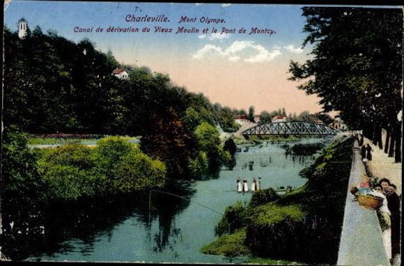 10 alte AK Charleville Mézières Ardennes, verschiedene Ansichten