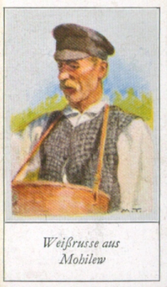 Sammelbild Die Völker Europas, Ein Beitrag zur Rassenkunde, 188 Weißrusse aus Mohilew