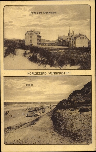 PC Wenningstedt Braderup on Sylt, Hotel zum Kronprinz, beach