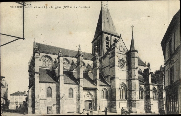 Ak Villiers-le-Bel Val-d´Oise, Église