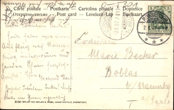 Postcard Buchfart Weimarer Land, Gasthof zum goldenen Stern