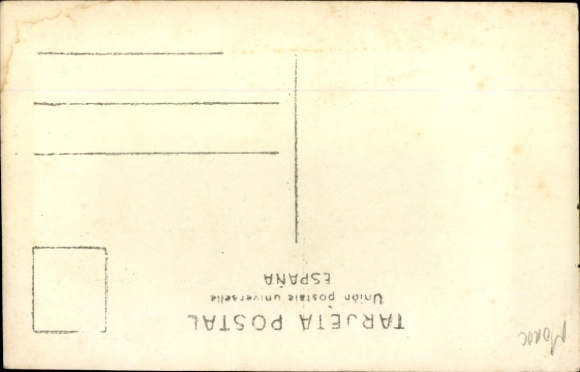 Postcard Muley el Hassán ben el Mehdi, Jalifa of the Protectorate of Spanish Morocco