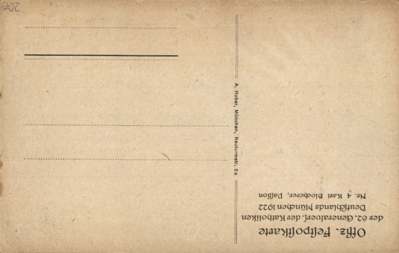 Artist Postcard Munich, 62nd General Assembly of the Catholics of Germany 1922, Jesus on the Cross
