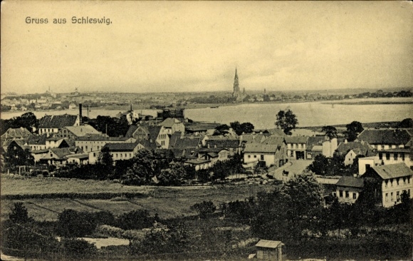 Ak Sleeswijk aan de Schlei, algemeen beeld