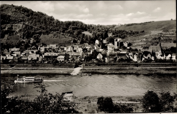 PC Lehmen on the Moselle, panorama, saloon steamer