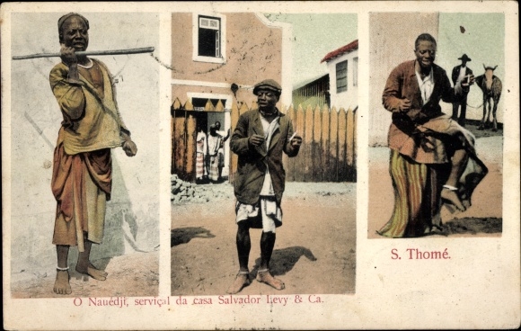 Ak São Tomé en Príncipe, O Nauédji, servical da casa Salvador Levy & Ca.