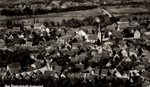 Ak Kochendorf Bad Friedrichshall in Württemberg, Fliegeraufnahme