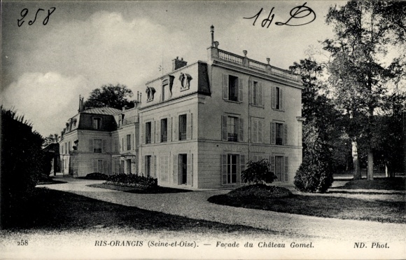 Ak Ris Orangis Essonne, Chateau Gomel, Facade
