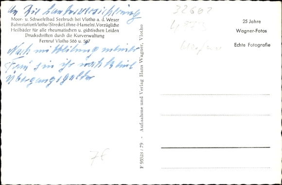 Postcard Vlotho on the Weser, Seebruch restaurant, club cellar, budgerigar Peter, skat room