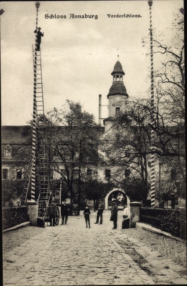 PC Annaburg Saxony Anhalt, front lock, cart
