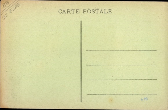 Postcard Damville Eure, Chateau d'Hellenvilliers