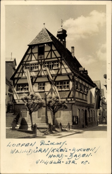 Ak Walldürn w Odenwald Baden, Wilhelmstraße 18