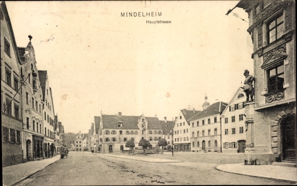 PC Mindelheim in the Lower Allgäu, main street
