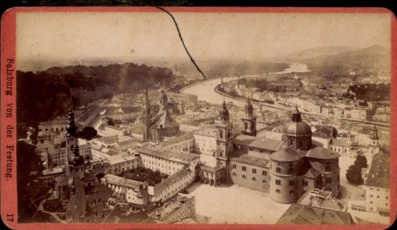 CdV Salzburg, view from the fortress