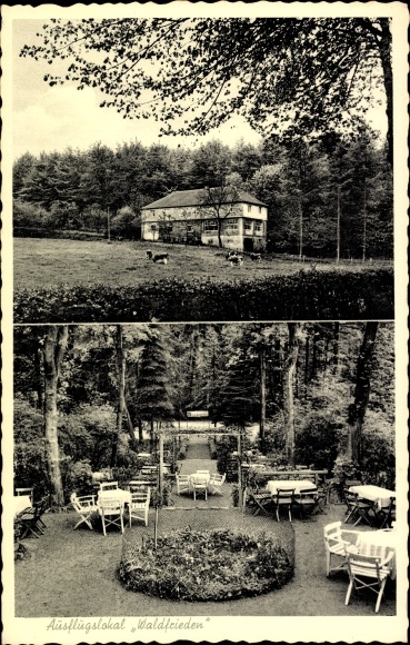 Postcard Havixbeck in Westphalia, Waldfrieden excursion restaurant